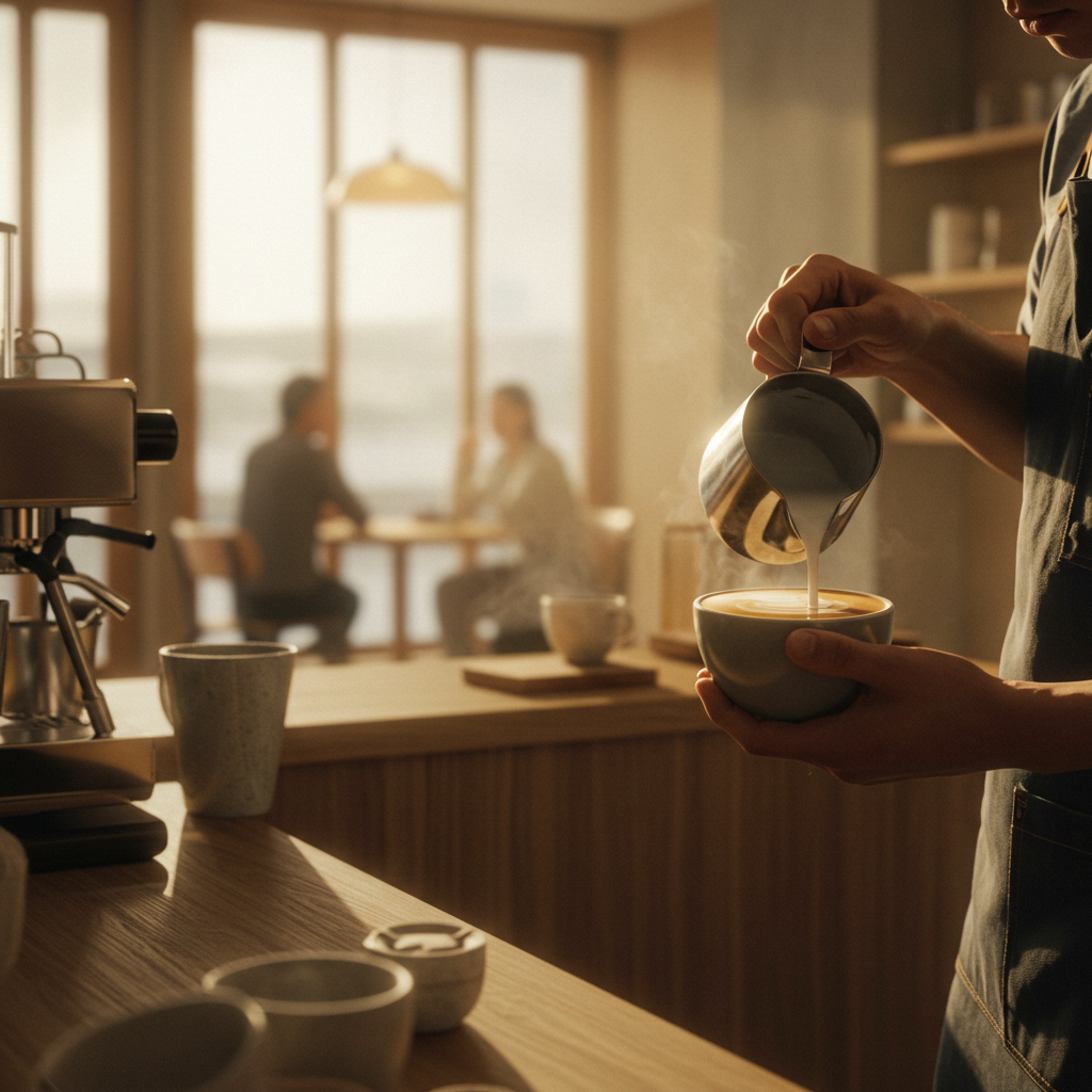 Specialty Coffee Menu Drop campaign visual